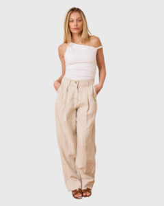 Freddie Pant Natural Linen