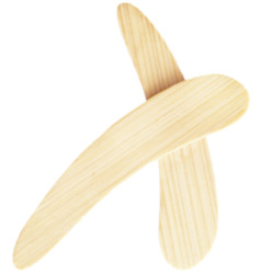 Mini Wooden Deodorant Spatula