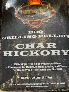 Lumberjack Char Hickory Pellets 20lb bag - 126653