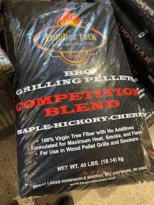 Lumberjack Grilling Pellets: Lumberjack Competition Blend (Maple/Hickory/Cherry) Pellets 40lb bag