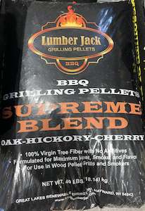 Lumberjack Supreme Blend (Oak/Hickory/Cherry) 40lb bag