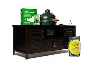 Big Green EGG Large 72in Farmhouse Kitchen bundle c/w EGG,Farmhouse,convEGGtor,c…