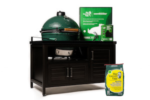 Big Green Egg XL 53in Farmhouse Kitchen bundle c/w EGG,Farmhouse,convEGGtor,cove…