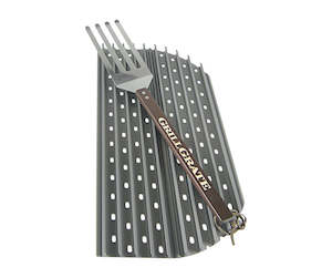 Grill Grate: Grill Grate Two 20" Panels Radius Cut for XL Kamado