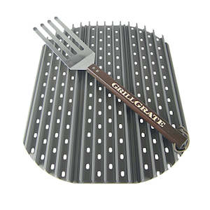 Grill Grate: Grill Grate Three 20" Radius Cut Panels for 22" Grill (Weber Kettle)