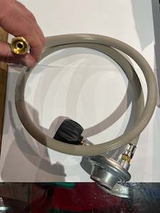 QCC LPG Regulator and Hose 1/4"