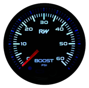 Raceworks 52mm Electronic Diesel Boost Gauge Kit 60PSI - BC Direct