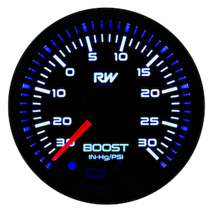 Raceworks 52mm Electronic Boost/Vac Gauge PSI Kit - BC Direct