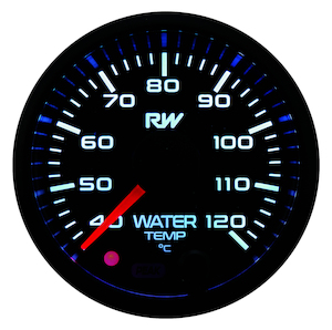 Raceworks 52mm Electronic Water Temperature Gauge Kit - BC Direct