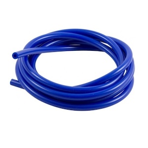 Blue - BC Direct: 4MM SILICONE VACUMM HOSE, 3MM WALL - BLUE (SOLD PER MTR) - BC Direct