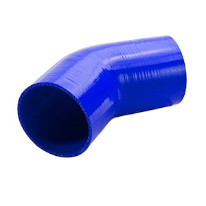 45 Degree - BC Direct: 45DEG 2.5" SILICONE JOINER - BLUE (63MM) - BC Direct