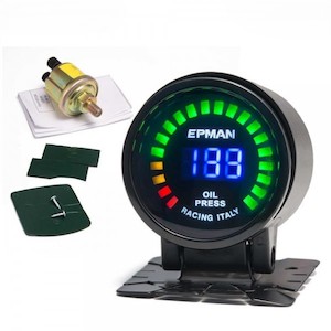 52mm Digital: 2" SMOKED FACE DIGITAL L.E.D. OIL PRESSURE EPMAN - BC Direct