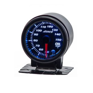 ADDCO 52MM OIL TEMP GAUGE- 7 COLOUR - BC Direct