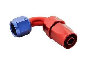 AN4 90DEG TO SWIVEL HOSE END - BC Direct