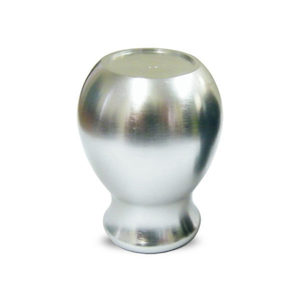 ROUND SILVER BILLET GEAR KNOB W/FOBS - BC Direct