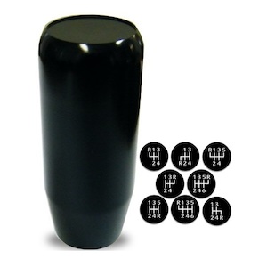 STRAIGHT BLACK BILLET GEAR KNOB - BC Direct