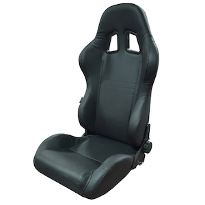 COMFORT PU LEATHER SEAT BLACK - BC Direct