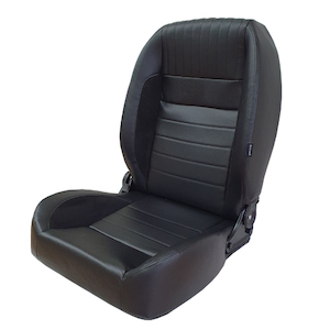 Retro Low Back Leather Seat - BC Direct