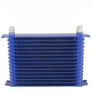 15 ROW AN10 TRUST STYLE OIL COOLER – 240W X 210H X 50T - BC Direct