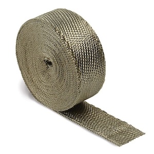 2" X 10MTRS TITANIUM FIBER TURBO EXHAUST WRAP - BC Direct