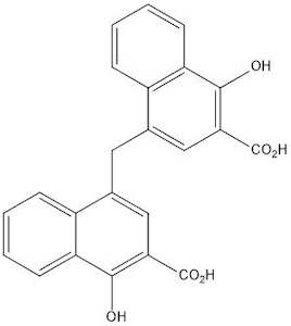 4,4'-Methylenebis(1-hydroxy-2-naphthoic acid)