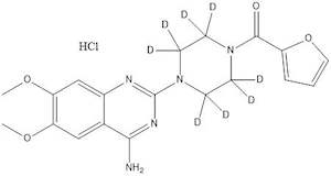 P: Prazosin-d8 HCl