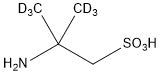 T: 2,2-Dimethyltaurine-d6