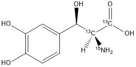 Droxidopa-13C2,15N, CAS Number: 1329556-63-9