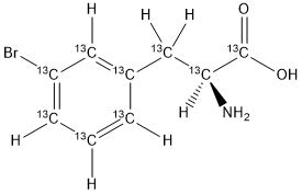 T: 3-Bromo-L-tyrosine-13C9