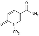 N-Methyl-d3-2-pyridone-5-carboxamide