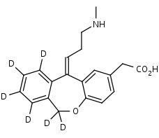 N-Desmethylolopatadine-d6