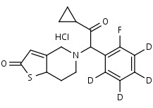 2-Oxoprasugrel-d4 HCl