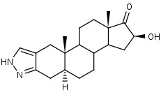 16β-Hydroxy-2'H-5α-androst-2-eno[3,2-c]pyrazol-17-one