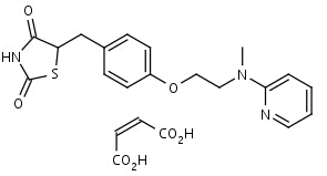 R: Rosiglitazone Maleate