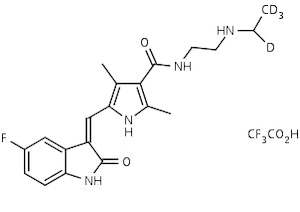 N-Desethylsunitinib-d4 TFA Salt