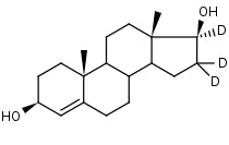 4-Androstene-3β,17β-diol-d3