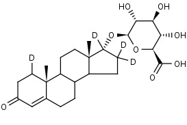 T: Epitestosterone-1,16,16,17-d4 Glucuronide