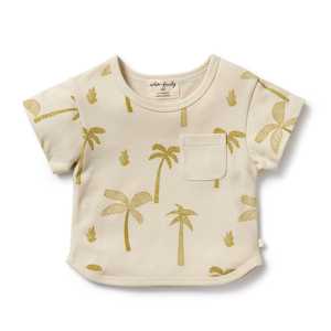 Womenswear: Wilson & Frenchy - Organic Tee - Palm Days