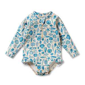 Wilson & Frenchy - Long Sleeve Swimsuit - Shells