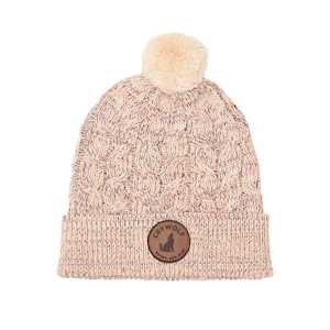 Womenswear: Crywolf | POM POM BEANIE - Blush Speckle