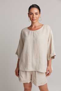 Womenswear: eb&ive | Studio Relaxed Top - Tusk