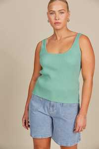 Isle of Mine - Adele Tank - Seafoam