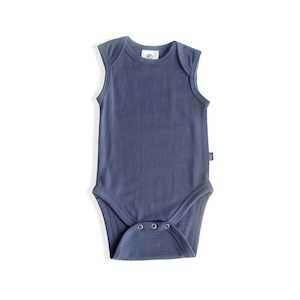 Little Flock of Horrors - Hadley Sleeveless Bodysuit - Storm