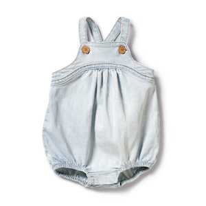 Womenswear: Wilson & Frenchy - Denim Bodysuit - Snow Wash