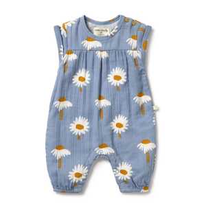 Wilson & Frenchy - Organic Crinkle Jumpsuit -- Daisy Floral