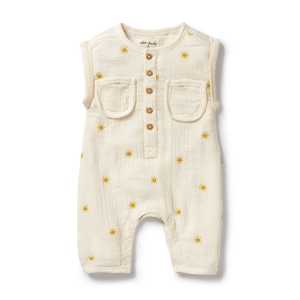 Wilson & Frenchy - Organic Crinkle Growsuit - Sunshine