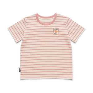 Womenswear: Crywolf - SUN SMART T-SHIRT - Blush Stripe