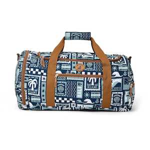 Crywolf | PACKABLE DUFFEL - Blue Postcards