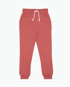 Womenswear: The Girl Club - Marsala Fleece Joggers - Marsala