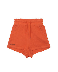 Womenswear: THE GIRL CLUB - Orange Relaxed Shorts - Orange